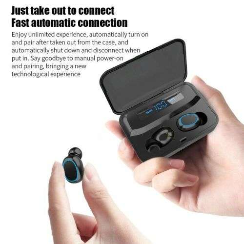 N26 TWS True Wireless Earphone Upgrade BT V5.1 Headsets LED Touch Control Earbuds