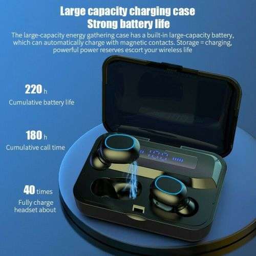 N26 TWS True Wireless Earphone Upgrade BT V5.1 Headsets LED Touch Control Earbuds