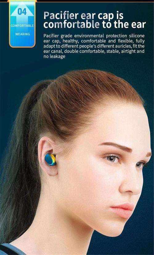 N26 TWS True Wireless Earphone Upgrade BT V5.1 Headsets LED Touch Control Earbuds