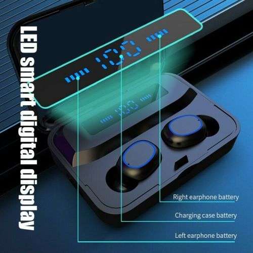 N26 TWS True Wireless Earphone Upgrade BT V5.1 Headsets LED Touch Control Earbuds