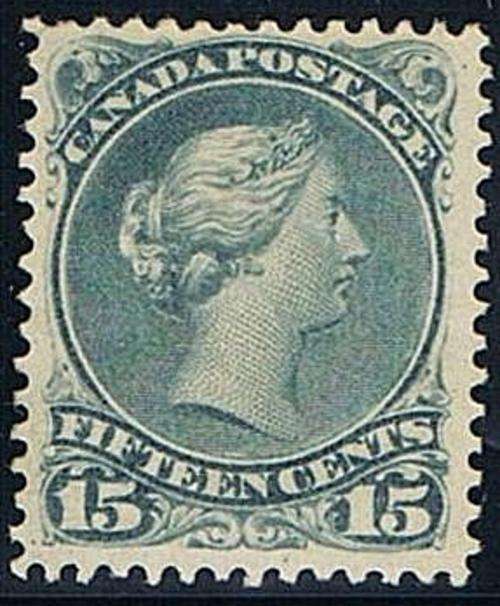 Canada 1887 15c Slaty - Blue Queen VIC Superb LHM SG 69 CV R2100+