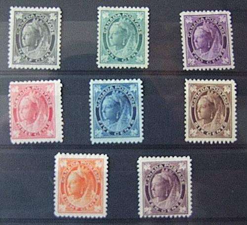 Canada Queen Vic 1897-98 Complete set of 8 Superb LHM O.G SG 141-49 CV  R4900+