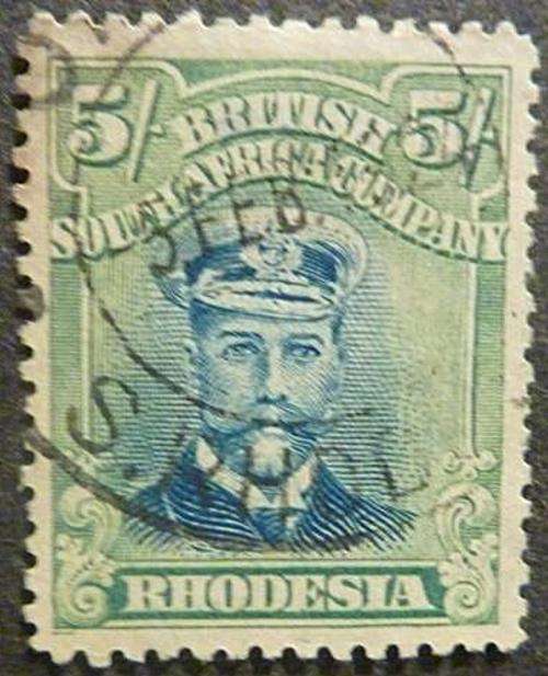 BSAC Admiral 5/ Superb Used DIE III Perf 14 SG 307 CV R2000+