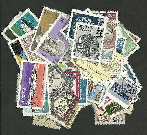 Germany DDR VFU lot 70 stamps all different