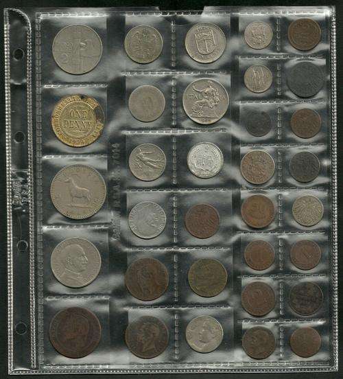 Collection of 177 World Coins on Album pages!!!!!!! LATE ENTRTY!!!