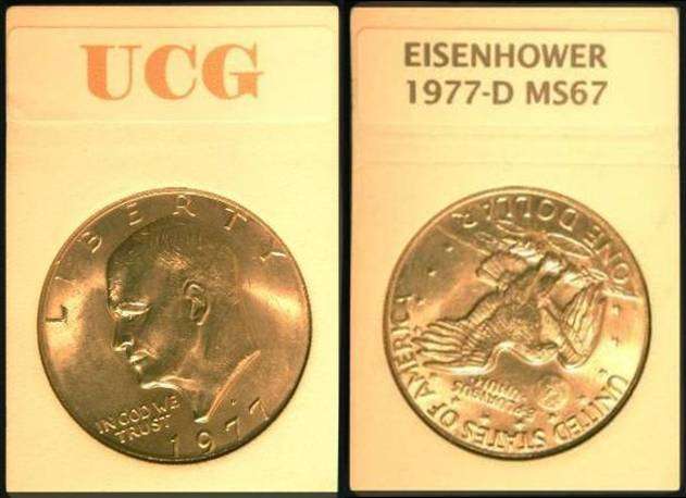 UCG Graded 1977 USA $1 MS67