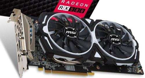 MSI Armor RX580 8GB OC
