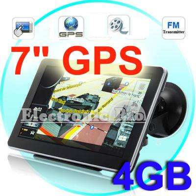 7" gps navigation + Free 4GB Memory + iGO SA Maps + media player + eBook + Digital Phot