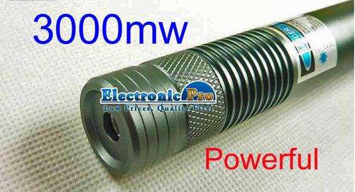 Powerful 3000mw laser pointer, pop up balloons & light matches instantly
