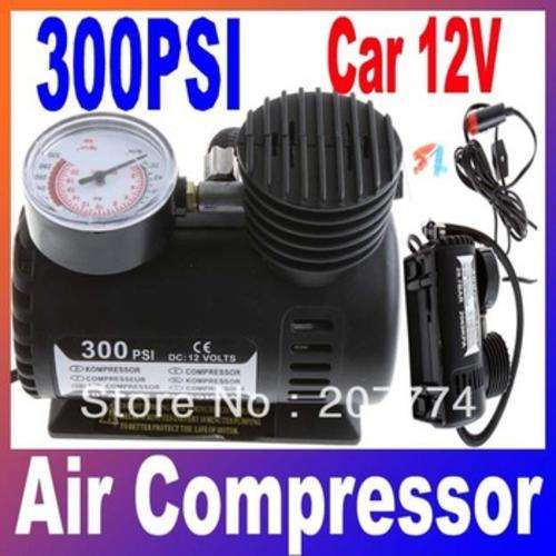 " 2 on auction " NEW Portable Mini 12V Car Air Compressor Electric Tire Infaltor Pump 300PSI