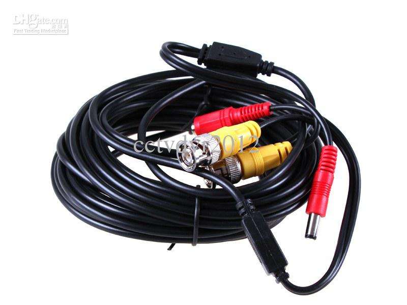 20m CCTV CAMERA CABLE VIDEO + AUDIO + POWER