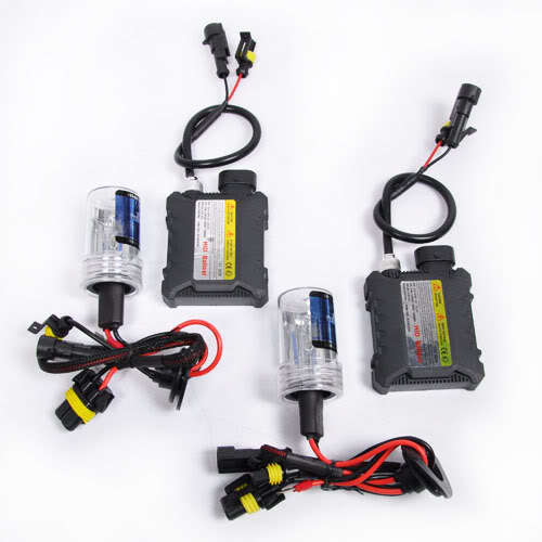 XENON HID Conversion Kit (H1) 6000k - (Slim) 300% more light on road than halogen bulbs