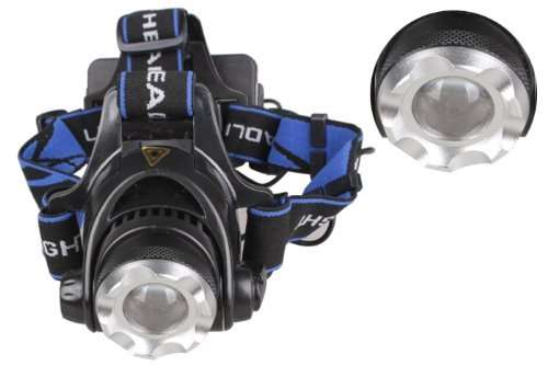 1800 Lumens XM-L T6 U2 LED weatherproof 3 Modes Design Zoomable Rotating Headlamp