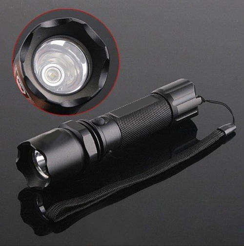 NEW, HOT!! Load shedding buster, 800Lumen, Multi Function Black Zoom LED Flashlight