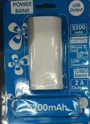 5200mAh Portable USB Mobile Power Bank with an USB Port