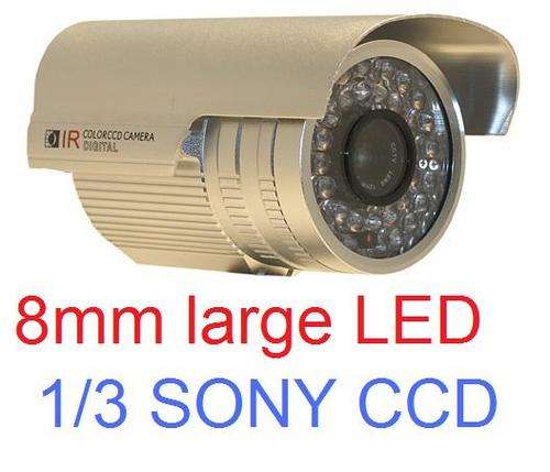 GREAT REDUCED!!! 5 UNITS ON PROMOTION ONLY,  36 LARGE 8mm LED IR Camera  (SONY 1/3 Lens)