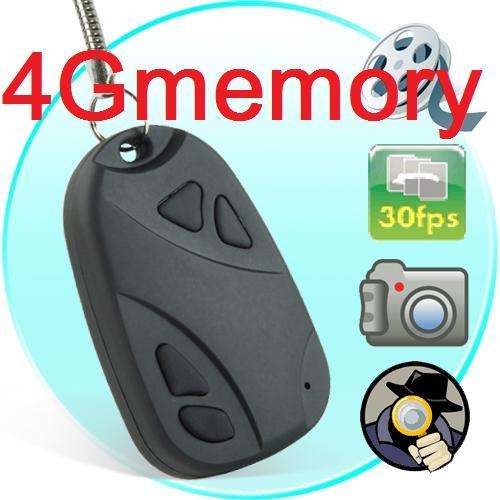 FREE SHIPPING, 4G Digital Video Recorder Spy Camera (Keychain Car Remote Style)