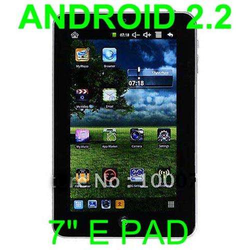 2011 Newest 7" Google ePad Android 2.2 Notebook Tablet PC Wifi