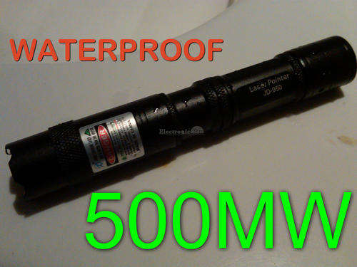 "LOCAL STOCK", WATERPROOF Military Grade 500mW Green Beam Laser Pointer + Free Li Battery & Charger