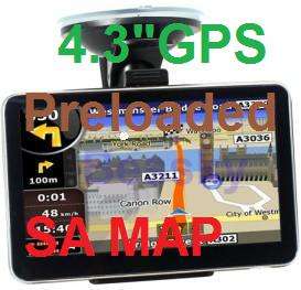 4.3" GPS Car Navigation with 4GB Memory iGO Southern Africa maps