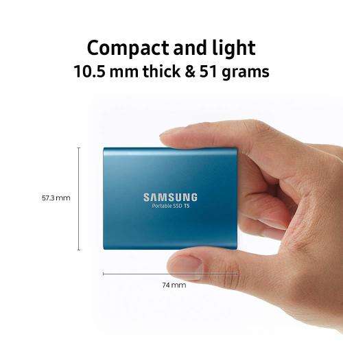Samsung T5 Portable SSD - 500GB - USB 3.1