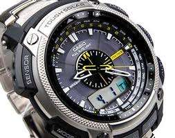 Casio Protrek Titanium Tough Solar Triple Sensor Watch