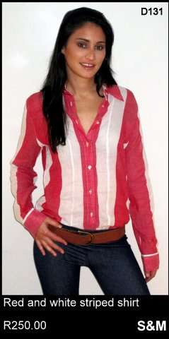 Striped cotton shirt