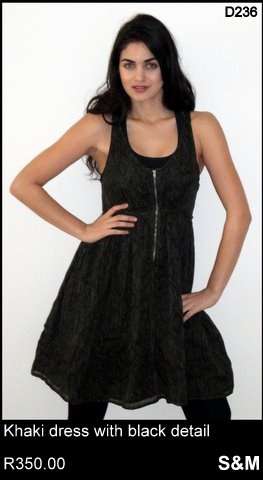 Olive Green Day Dress- HUGE SUMMER SALE R 149