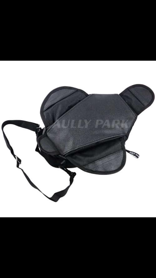 New black fuel tank bag magnetic
