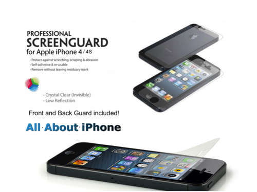 Professional matte SCREENGUARD for Apple iPhone 5 FRONT + BACK screen protector NEW