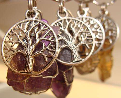 Tree of Life Gemstone Charm