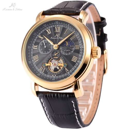 KRONEN & SÖHNE Moonphase Skeleton Tourbillon Chrono Watch