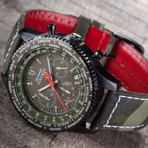 DETOMASO Men's Firenze Camouflage Racing Chronograph Watch