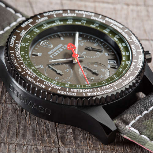 DETOMASO Men's Firenze Camouflage Racing Chronograph Watch