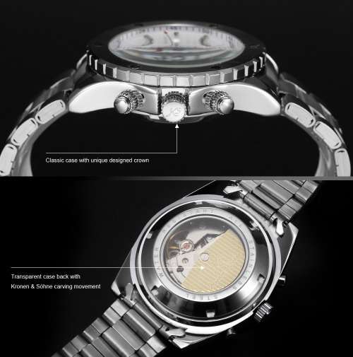 KRONEN & SÖHNE NAVIGATOR Automatic Watch with Box & Papers (KSNG001)