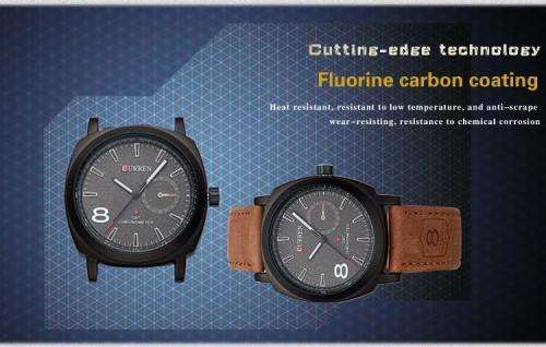 CURREN Luxury Men's Quartz Luminous Watch.