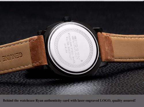 CURREN Luxury Men's Quartz Luminous Watch.