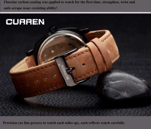CURREN Luxury Men's Quartz Luminous Watch.