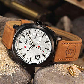 CURREN Luxury Men's Quartz Luminous Watch.