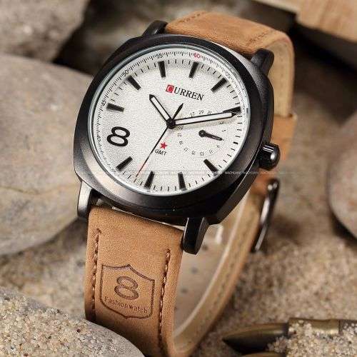 CURREN Luxury Men's Quartz Luminous Watch.