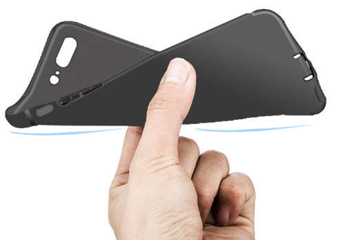 Apple iPhone 7 Plus Phone Cover (Frosted Clear Finish)