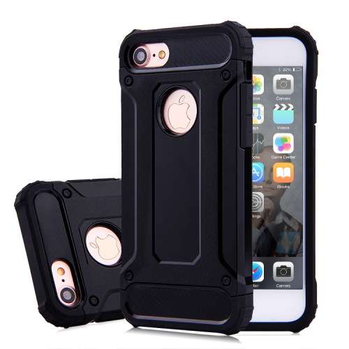 Apple iPhone 7 Armoured Phone Cover (Black)