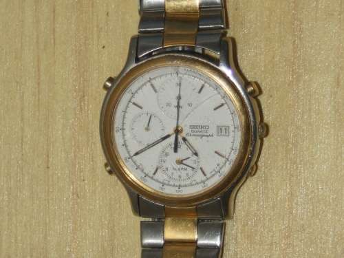 SEIKO QUARTZ CHRONOGRAPH ..... READ DESCRIPTION