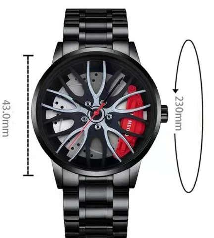 Mag Wheel Stainless Watch For Men
