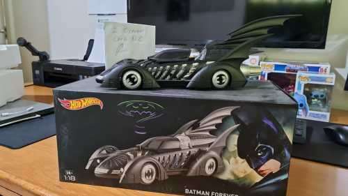 1995 Hot Wheels Batman Forever Batmobile - 1:18 Scale Limited Edition