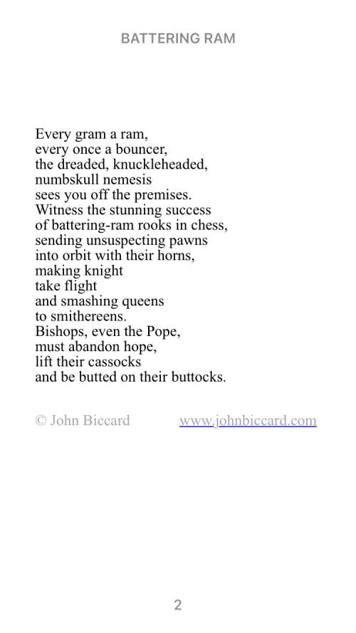 JOHN BICCARD BATTERRING RAM FIGURE