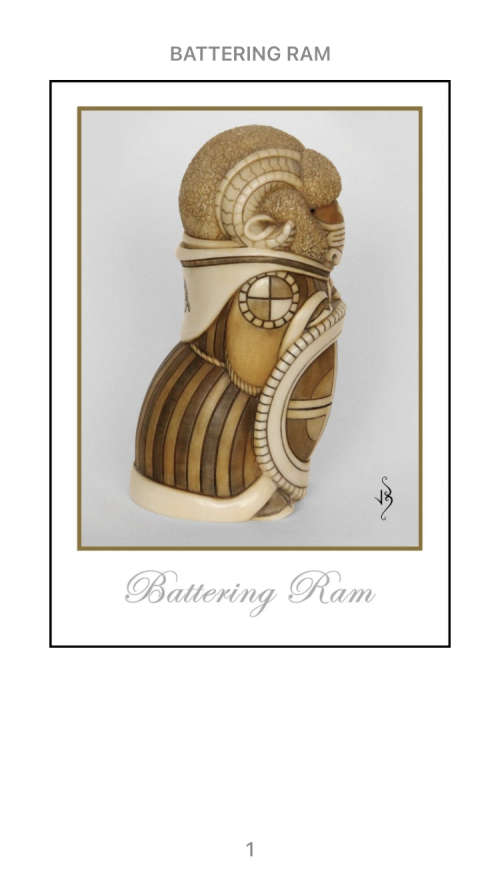 JOHN BICCARD BATTERRING RAM FIGURE