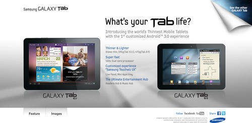 Samsung Galaxy Tab and cover for Sale