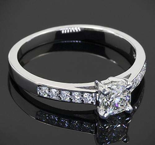 Certified 1.30CT Round Cut Real & Natural Diamond Wedding/Engagement Ring @ Discount Offer.