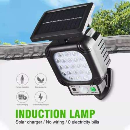 Super Bright Solar Split LED Wall Light, Build in Battery, 3 Selection Modes, Zero Electricity